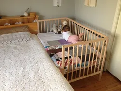 Bedroom photo children and parents