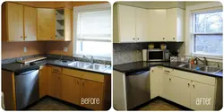 How to replace a photo in the kitchen