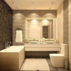 Bathroom one line design