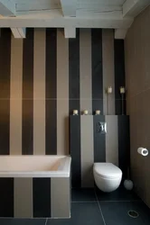 Stripes in the bathroom photo