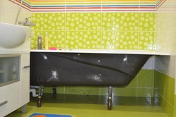 Plastic bath apron photo