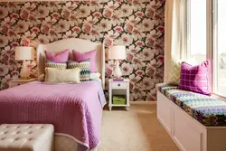 Floral bedroom design