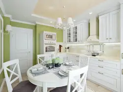 What interior is suitable for a white kitchen