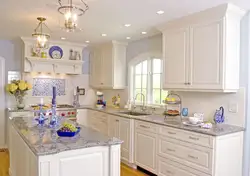 What interior is suitable for a white kitchen