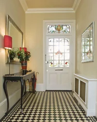 Hallway design with two windows