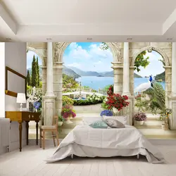 Photo wallpaper expanding for bedroom photo