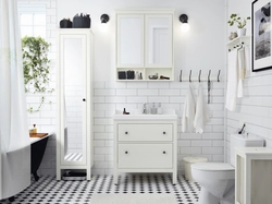 Bathroom cabinet design tiles