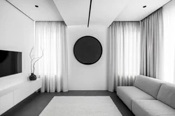 Boz qonaq otağı dizaynı minimalizm