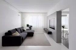 Тарҳи Ҳуҷраи Зиндагӣ Хокистарӣ Minimalism