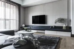 Gray living room design minimalism