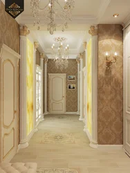 Golden hallway design