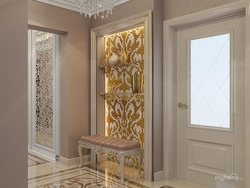 Golden hallway design