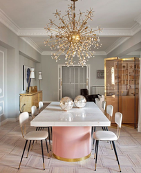Chandelier design for kitchen in modern style