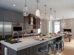 Chandelier design for kitchen in modern style