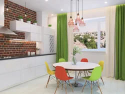 Accent in the kitchen interior photo