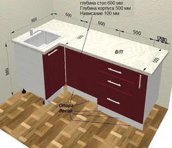 Сурати паҳнои countertop ошхона