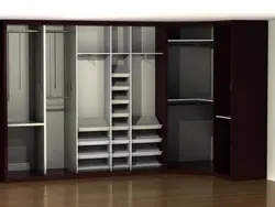 Built-in wardrobe in the hallway photo inside