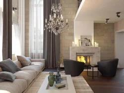 Living room interior facade