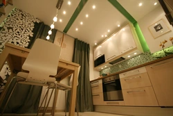 Photo of kitchen ceilings 9 meters