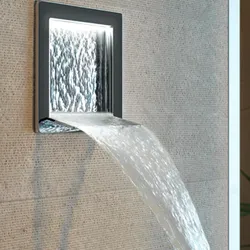 Waterfall in the bathroom photo