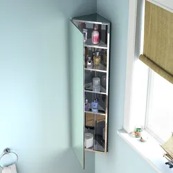 Bathroom design corner cabinet