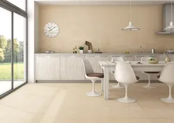 Tiles 120 by 60 in the kitchen interior