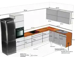Kitchen layout photo size