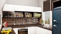 Custom small kitchen photo