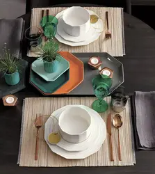 Дизайн кухни сервировка