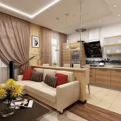 Kitchen living room 5 x 5 interior