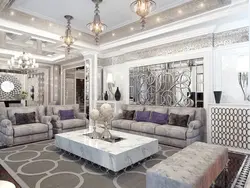 Услуби Art Deco дар дохили ҳуҷраи меҳмонхона