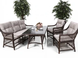 Rattan mətbəx interyeri