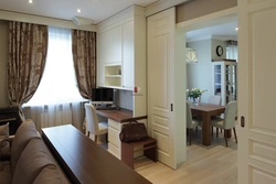 Interior Kitchen Living Room Office