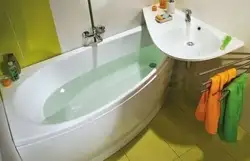 Дызайн асіметрычнага ваннага пакоя