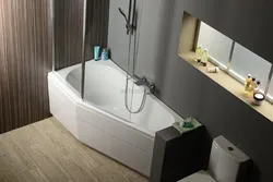 Asymmetrical bathroom design