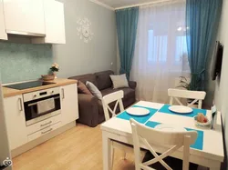 Кухня 14 кв м с диваном и балконом фото