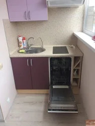 Фото кухонь вынесенных на балконе