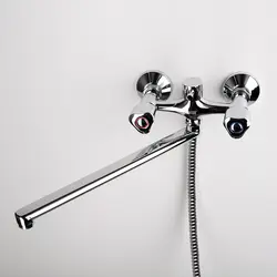 Bathtub faucets with long spout photo