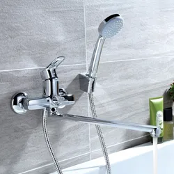 Bathtub faucets with long spout photo