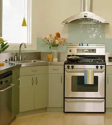 Kitchen interior small stove