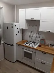 Интерьер кухни маленькая плита
