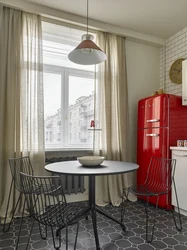 Kitchen design cornice curtains
