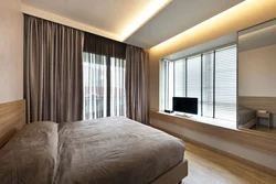 Modern corner room bedroom design