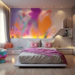 Modern corner room bedroom design