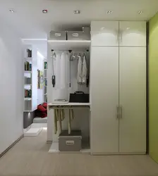 Design of a two-room apartment dressing room