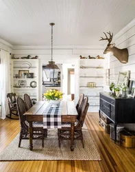 Kitchen living room village house photo