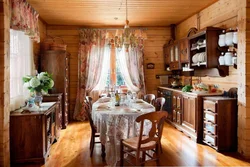 Kitchen living room village house photo