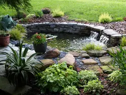 Bath in garden design