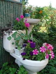 Bath in garden design