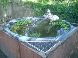 Ванна ў дызайне саду